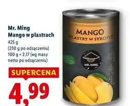 Lidl Mango plastry w syropie Mr.ming oferta