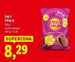 Lidl Chipsy befsztyk z cebulką Lay's oferta