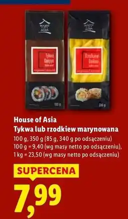 Lidl Rzodkiew marynowana House Of Asia oferta