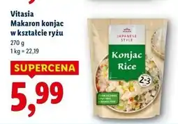 Lidl Makaron konjac Vitasia Asia oferta