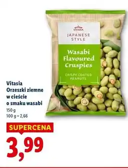 Lidl Orzeszki ziemne wasabi Vitasia Japan oferta