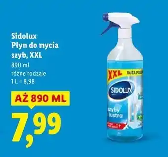 Lidl Płyn do mycia szyb i luster Sidolux oferta