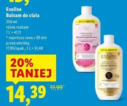 Lidl Balsam do ciała ujędrniająco-nawilżający 3w1 Eveline Argan Oil oferta