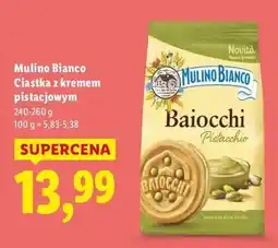 Lidl Ciastka baiocchi pistacjowe Mulino Bianco oferta