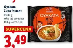 Lidl Zupa soy sauce ramen Ajinomoto Oyakata oferta