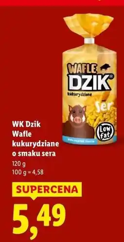 Lidl Wafle kukurydziane serowe Wk Dzik oferta