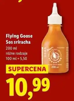 Lidl Sos sriracha mayoo kremowy chili Flying Goose oferta