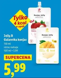 Lidl Galaretka konjac lychee Jelly.b oferta