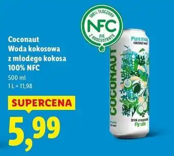 Lidl Woda kokosowa Coconaut oferta