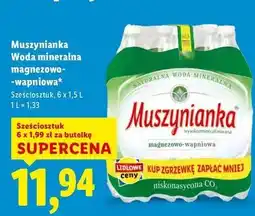 Lidl Woda niegazowana Muszynianka oferta