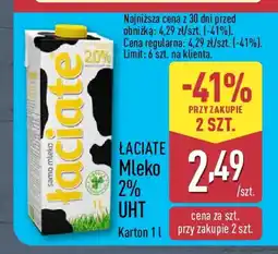ALDI ŁACIATE Mleko 2% UHT oferta