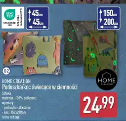 ALDI HOME CREATION Poduszka/koc świecące w ciemności oferta