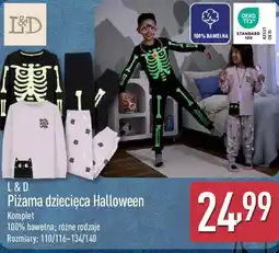 ALDI L&D Piżama dziecięca Halloween oferta