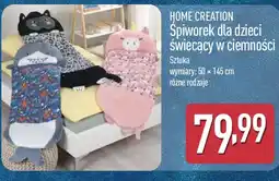 ALDI HOME CREATION Spiworek dla dzieci świecący w ciemności oferta