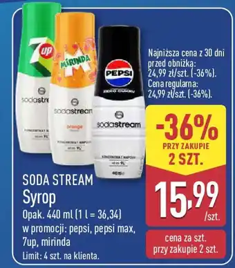 ALDI SODA STREAM Syrop oferta