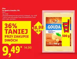 Lidl Ser gouda XXL w kawałku Pilos oferta