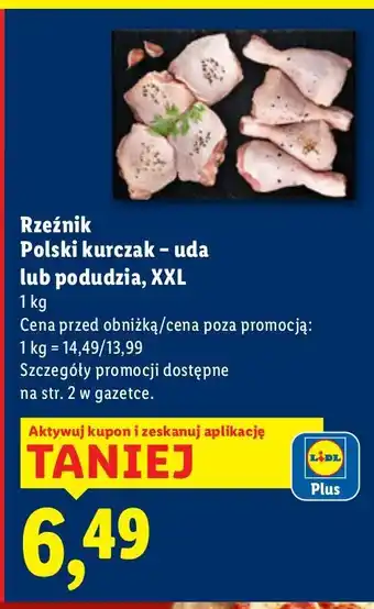 Lidl Polski kurczak - uda XXL Rzeźnik oferta