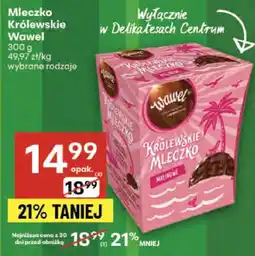Delikatesy Centrum Mleczko Królewskie Wawel oferta