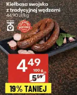 Delikatesy Centrum Kiełbasa swojska z tradycyjnej wędzarni Delikatesy Centrum oferta