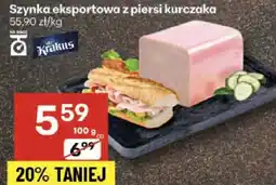 Delikatesy Centrum Szynka eksportowa z piersi kurczaka Krakus oferta