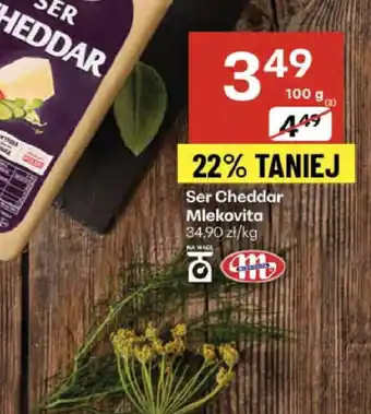 Delikatesy Centrum Ser Cheddar Mlekovita oferta