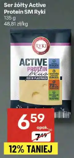 Delikatesy Centrum Ser żółty Active Protein SM Ryki oferta