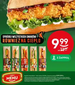 Żabka Bagietka Tomcio Paluch różne rodzaje Menu oferta
