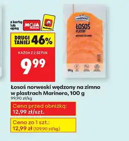 Biedronka Łosoś wędzony Marinero oferta