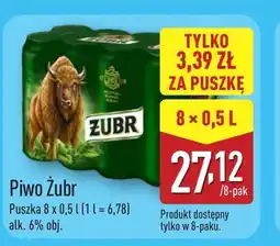 ALDI Piwo Żubr oferta