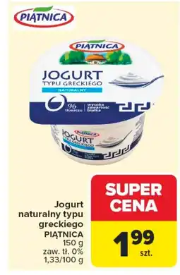 Carrefour Market Jogurt typu greckiego Piątnica oferta