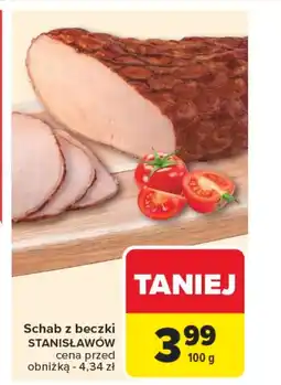 Carrefour Market Schab z beczki Stanisławów oferta