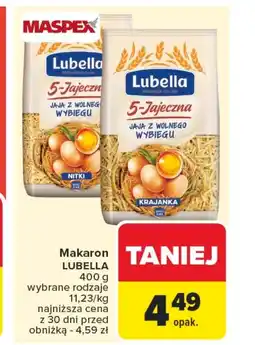 Carrefour Market Makaron Lubella oferta