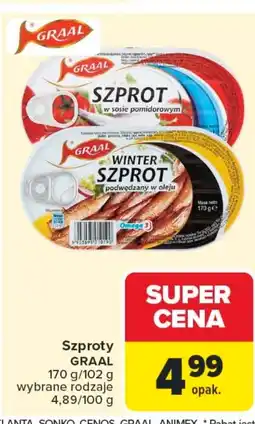 Carrefour Market Szprot w oleju Graal oferta
