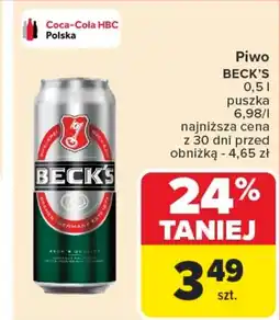 Carrefour Market Piwo Beck's oferta