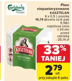 Carrefour Market Piwo Kasztelan oferta