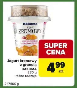 Carrefour Express Jogurt Bakoma oferta