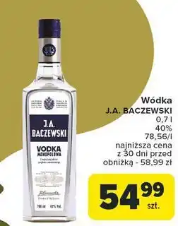 Carrefour Wódka J.a. Baczewski Monopolowa oferta