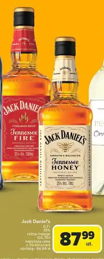 Carrefour Whiskey Jack Daniel's Tennessee Fire oferta