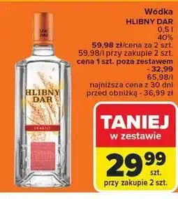 Carrefour Wódka Hlibny Dar Classic oferta