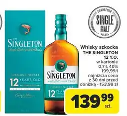 Carrefour Whisky + karton The Singleton 12Yo oferta
