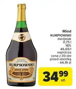 Carrefour Miód pitny Dwójniak Kurpiowski oferta