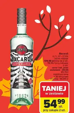 Carrefour Rum Bacardi Carta Blanca oferta