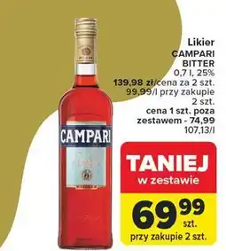 Carrefour Likier Campari oferta