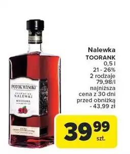 Carrefour Nalewka Toorank Malinowa oferta