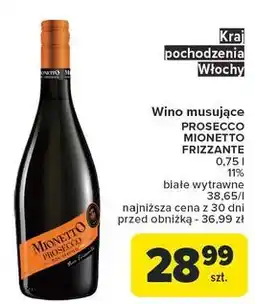 Carrefour Wino białe wytrawne Mionetto Prosecco oferta
