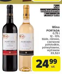 Carrefour Wino Portada Lisboa Medium Sweet oferta