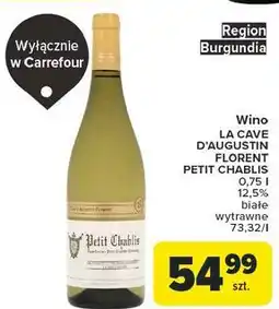 Carrefour Wino Petit Chablis Caves De L'echanson oferta