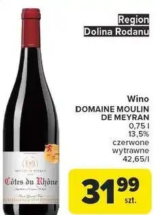 Carrefour Wino czerwone wytrawne Cotes Du Rhone oferta