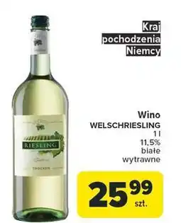 Carrefour Wino Welschriesling oferta