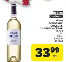 Carrefour Wino Bordeaux Parleurs Charles & Cesar oferta